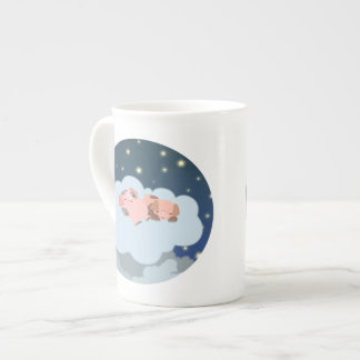 Taza De Porcelana Un Personalizado chisporroteado engaña a lechones