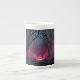 Taza De Porcelana Una casa en el bosque