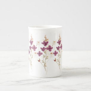 Taza De Porcelana Una Hermosa Acuarela Pintada. No: 013