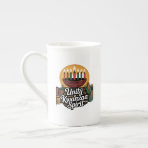 Taza De Porcelana Unidad en el Espíritu de Kwanzaa