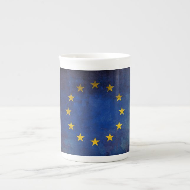Taza De Porcelana Unión Europea (Frente)