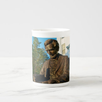 Taza De Porcelana Universidad de Gettysburg - monumento de Abraham