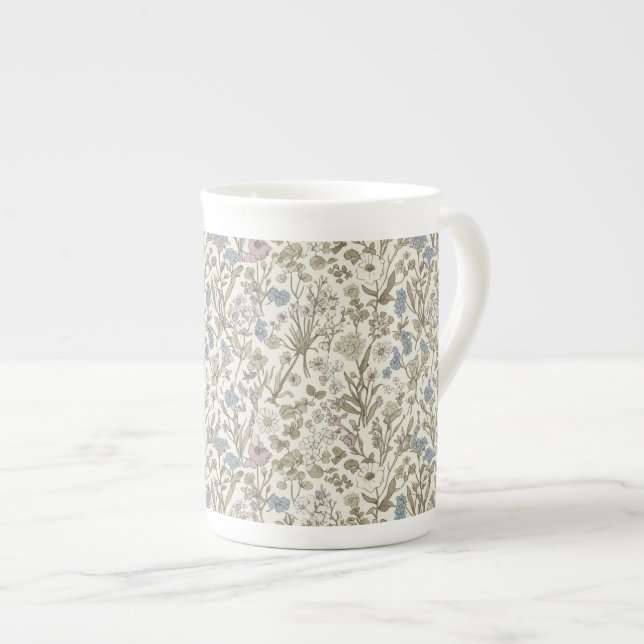 Taza De Porcelana Untamed Petals (Derecha)