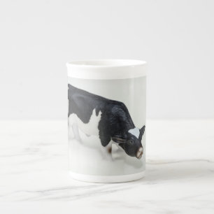 Taza De Porcelana Vaca de leche