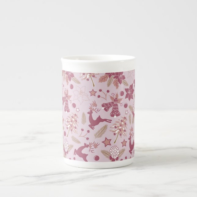 Taza De Porcelana Vacaciones de Navidad (Frente)