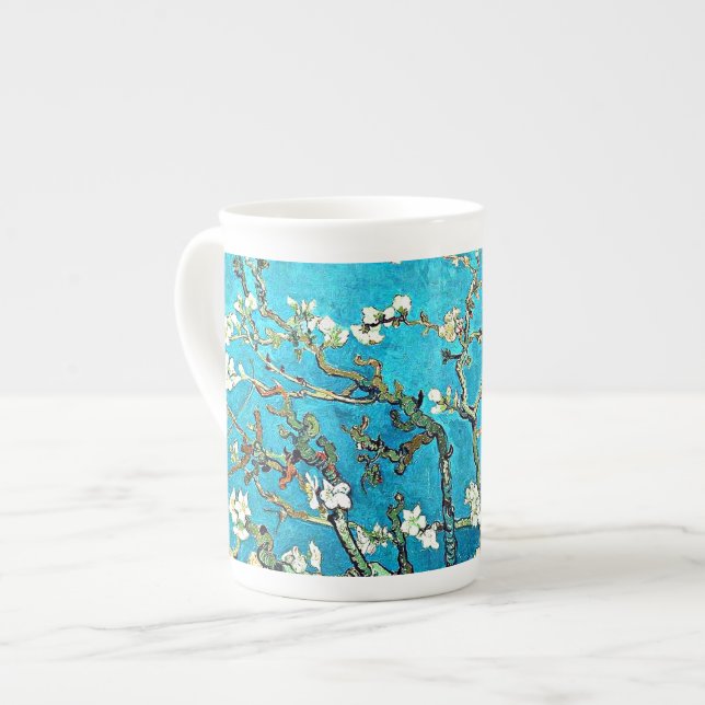 Taza De Porcelana Van Gogh - Flores de almendras,  (Izquierda)