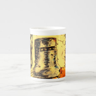 Taza De Porcelana Vasos de papel para eclipse solar de Ned Kelly