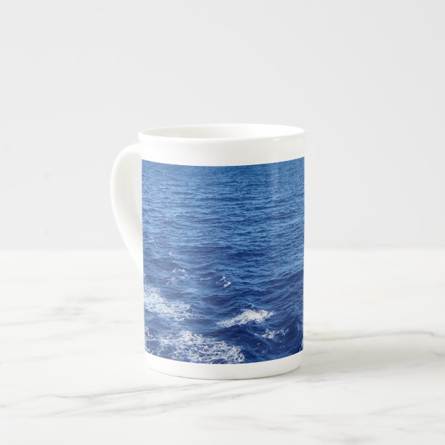 Taza De Porcelana Vea el mar (Izquierda)