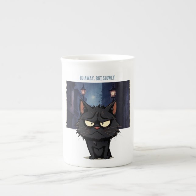 Taza De Porcelana Vete, pero lentamente (Frente)