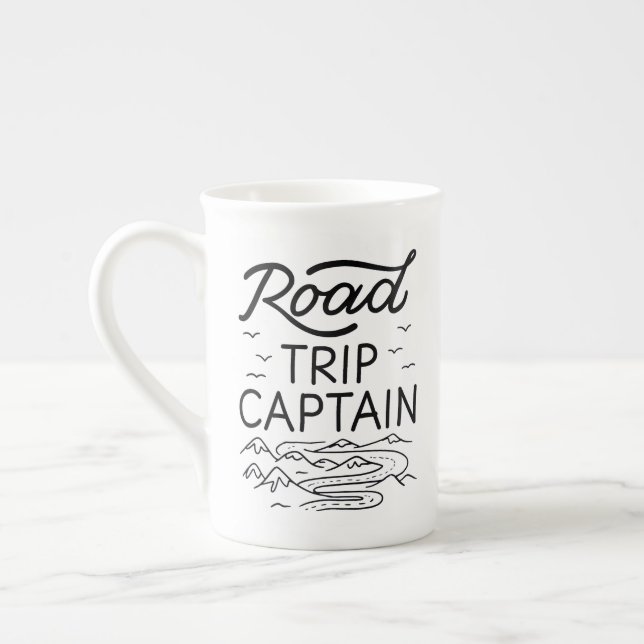 Taza De Porcelana Viaje por carretera Capitán I (Izquierda)