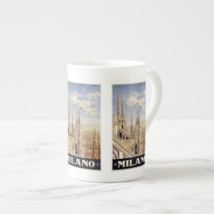 Taza De Porcelana Viajes de cosecha Milano Milán Mugs de Italia