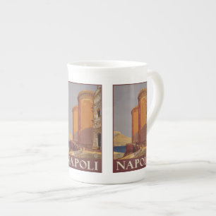 Taza De Porcelana Viajes de cosecha Napoli Nápoles Mugs de Italia