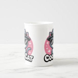Taza De Porcelana Vibraciones de Gato Genial