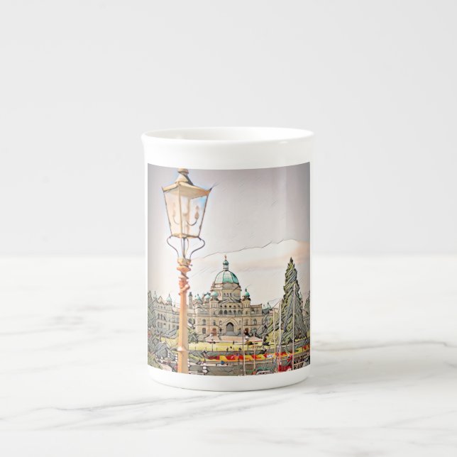 Taza De Porcelana Victoria Harbour BC (Frente)