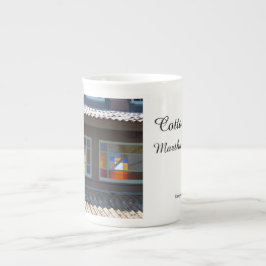 Taza De Porcelana Vidrio Manchado de Tabernáculo - Viñedo de Martha