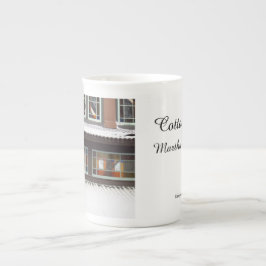 Taza De Porcelana Vidrio y cíclicas manchados - Viñedo de Martha