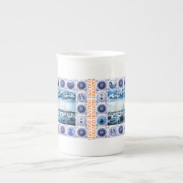 Taza De Porcelana Viejo estilo marítimo holandés de Holanda