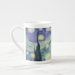 Taza De Porcelana Vincent Van Gogh/ La Noche Starry