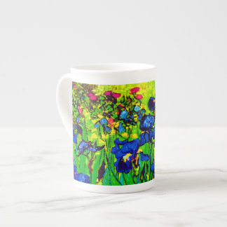 Taza De Porcelana Vincent Van Gogh - Lirios - Amante de las Flores A