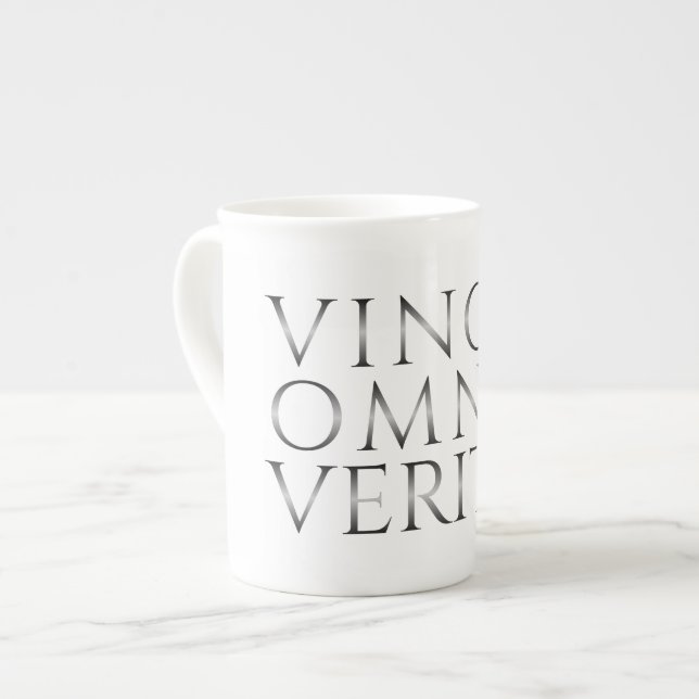 Taza De Porcelana VINCIT OMNIA VERITAS - Luz (Izquierda)