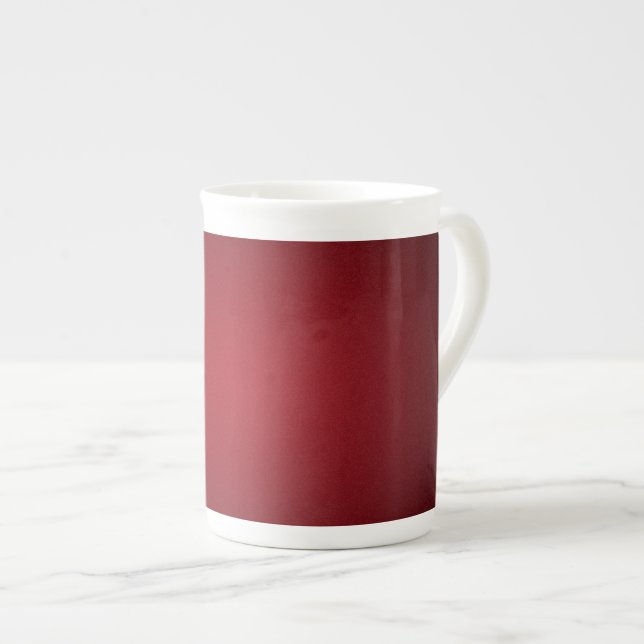 Taza De Porcelana Viñeta gris rojo-negro de moda (Derecha)