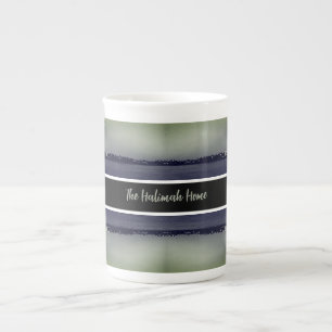 Taza De Porcelana Vintage Irak Bagdad río Éufrates 1970