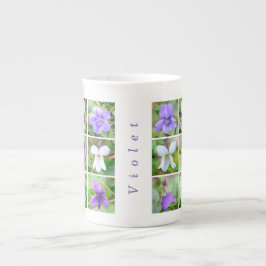 Taza De Porcelana 'Violeta'