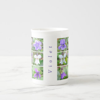 Taza De Porcelana 'Violeta'