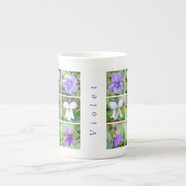 Taza De Porcelana 'Violeta' (Frente)