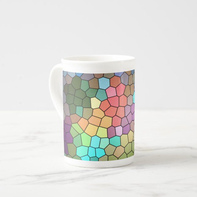 Taza De Porcelana Vitral de Shirley Taylor (Izquierda)