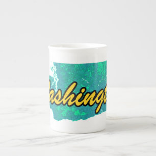 Taza De Porcelana Washington