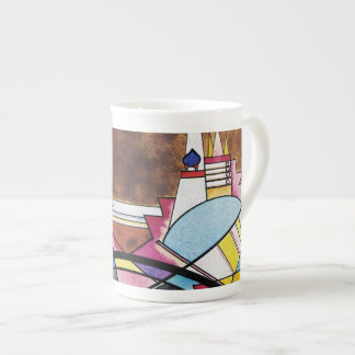 Taza De Porcelana Wassily Kandinsky - Gran Puerta De Kiev Abstracto