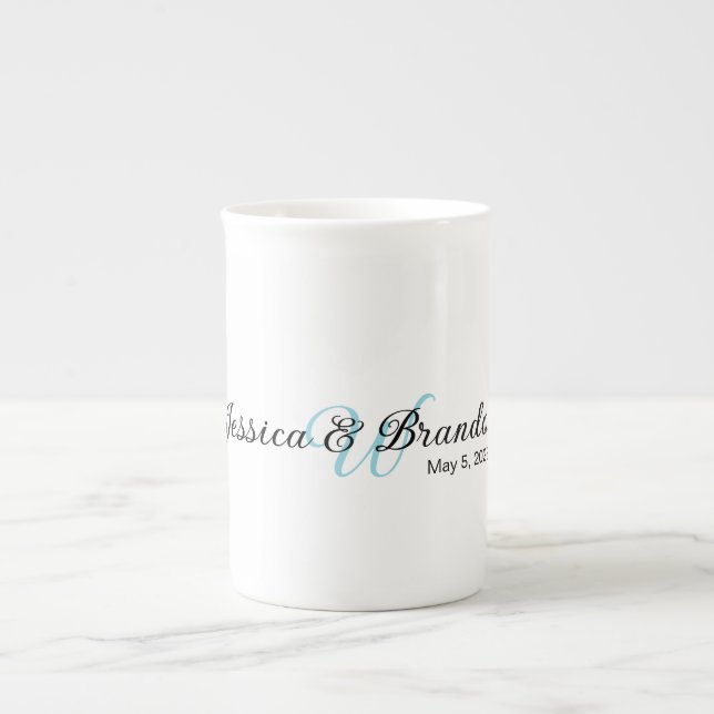 Taza De Porcelana Wedding Label 016 (Frente)