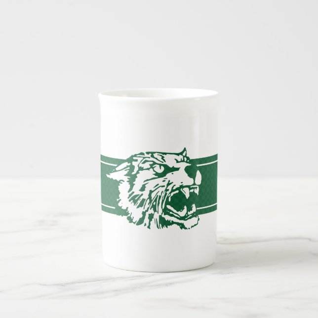 Taza De Porcelana Wildcats de la Unión Wayland #7 (Frente)