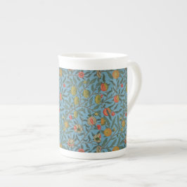 Taza De Porcelana William Morris Hermosa Frutos Coloridas Foliage