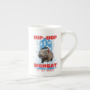 Taza De Porcelana Wombat de Hip Hop Música Divertida Animal