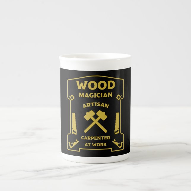Taza De Porcelana Wood Magician (Frente)