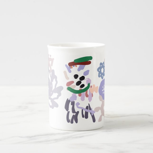 Taza De Porcelana Yeti winter fun (Frente)