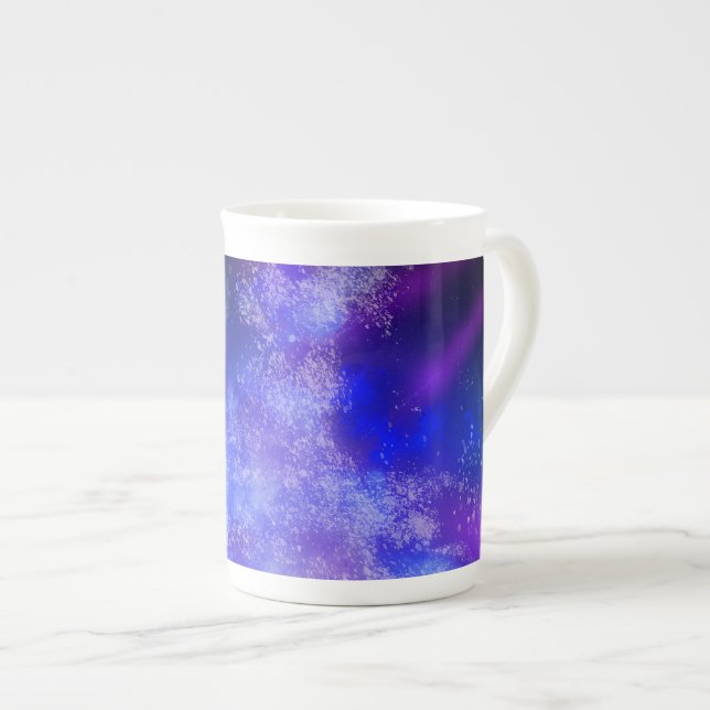 Taza De Porcelana Zafiro azul cielo nocturno (Derecha)