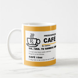 Taza de Prescripción de Café