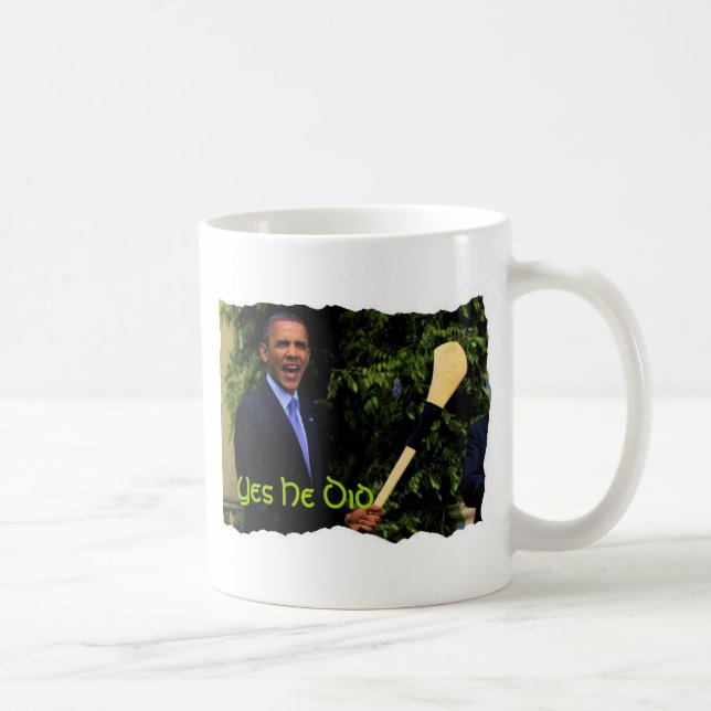Taza de presidente Obama irish Visit Coffe (Derecha)