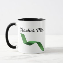 Taza de profesor personalizada, nombre de profesor