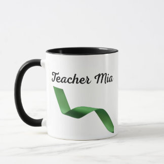 Taza de profesor personalizada, nombre de profesor