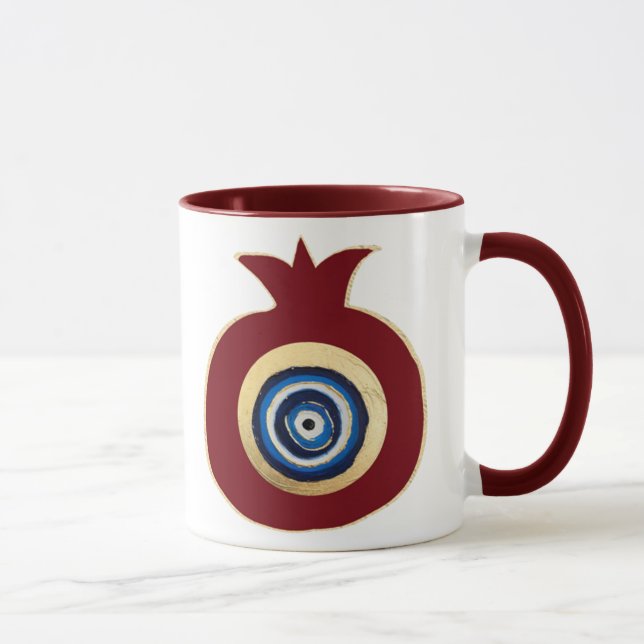 taza de protección ojo malvado (Derecha)