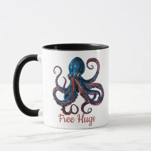 Taza de pulpo de abrazos gratis - Taza de café div