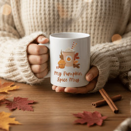 Taza de Pumpkin Spice Adorable Taza de Otoño Café 