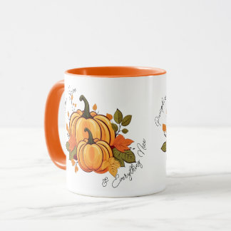 Taza de Pumpkin Spice & Everything Nice (Doble)