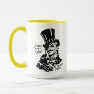 Taza ¿De quién es el precioso?! Caricatura del Señor In