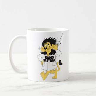 Taza de radio del león del primero de mayo