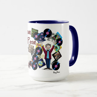 Taza de radio disc-jockey Ken “The Merson Person”.